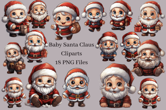 Baby Santa Clause, Cute Christmas Bundle: A Review for Illustrations and Sellers