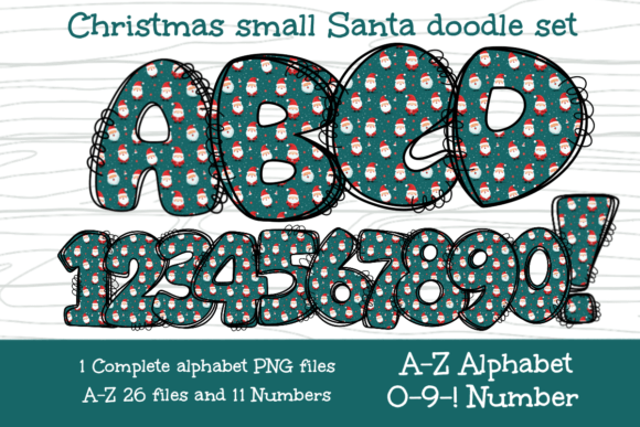 Christmas Alphabet Doodle Png Letter Review