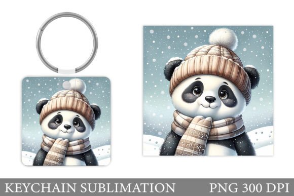 Christmas Panda Keychain Design: A Review for Illustrations and Blog Graphics