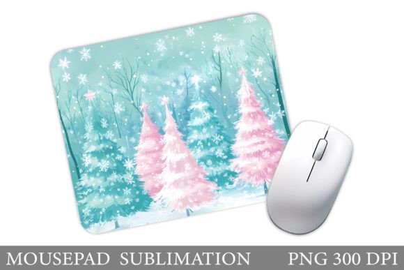 Winter Christmas Tree Mouse Pad Design Review