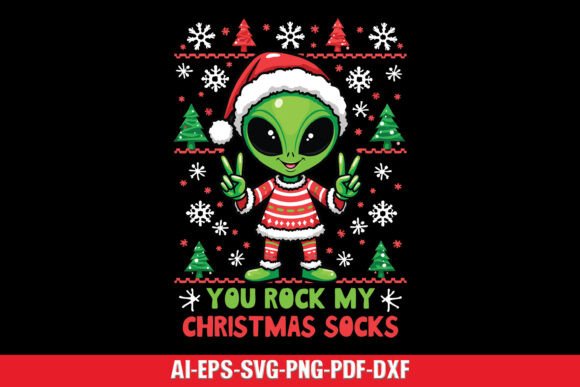 You Rock My Christmas Socks SVG Design Review